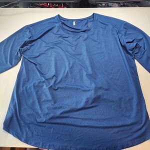 Foretond 4x Blue Short Sleeve Activewear T-shirt